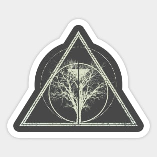 Tree of life / knowledge | Bodhi tree | Geometric design Sticker